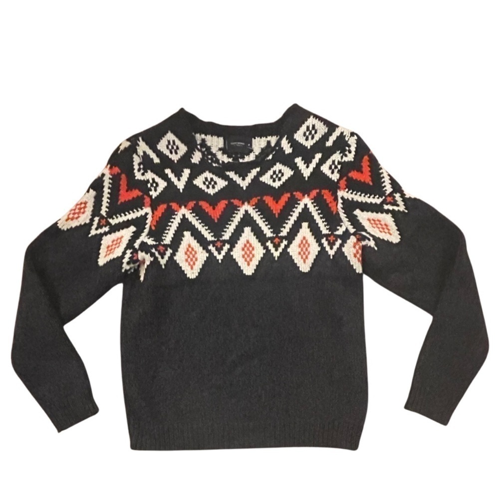Lucky Brand Gray Cotton/Wool Blend Sweater Women’s Medium.